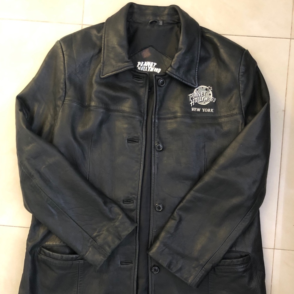 Leather Planet Hollywood New York Jacket